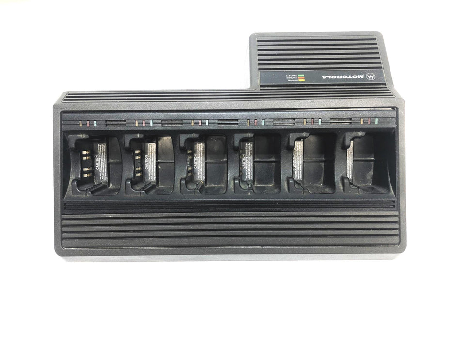 Motorola 6-Bay Radio Battery Charger (No Power Cord) NTN1177D USED