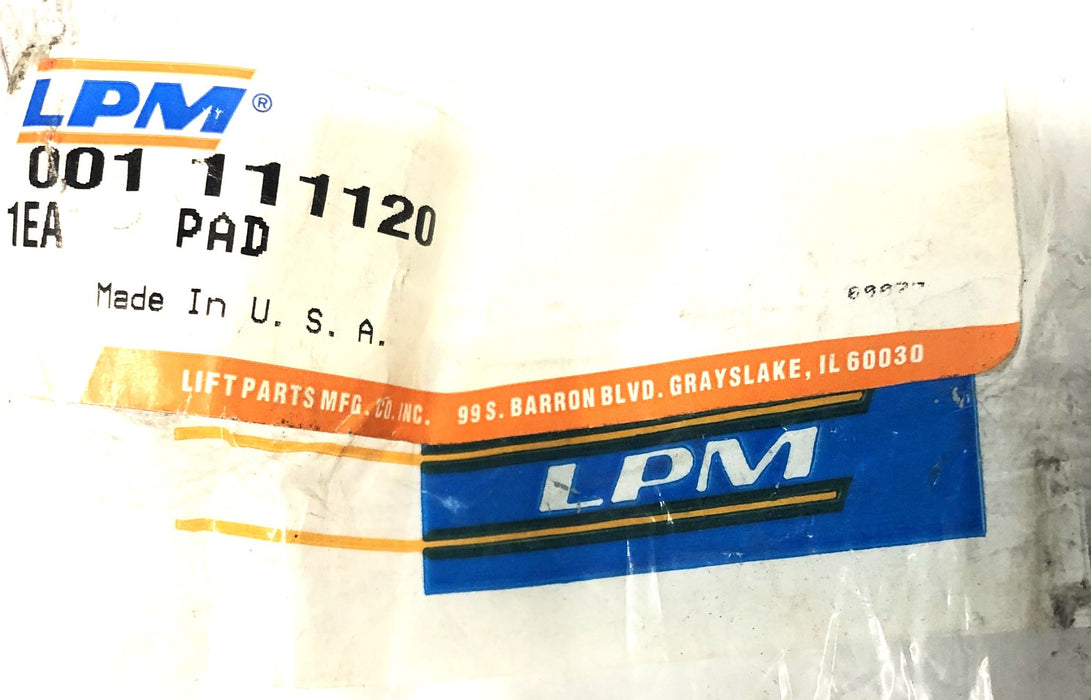 LPM Forklift Pad 111120 NOS
