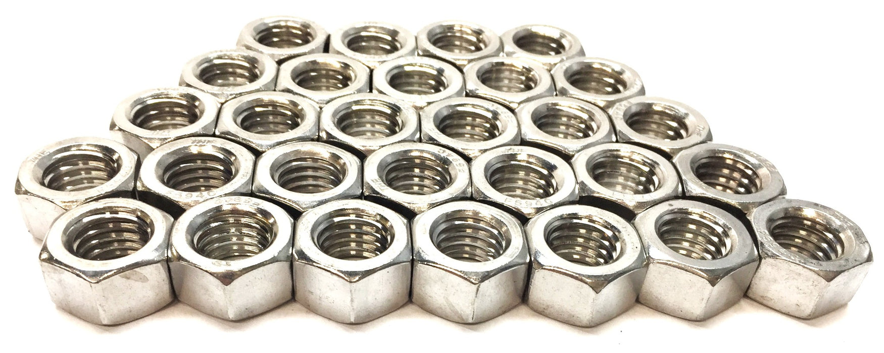 THE 1/2"-13 Stainless Steel Open Hex Nut F594C [Lot of 29] NOS