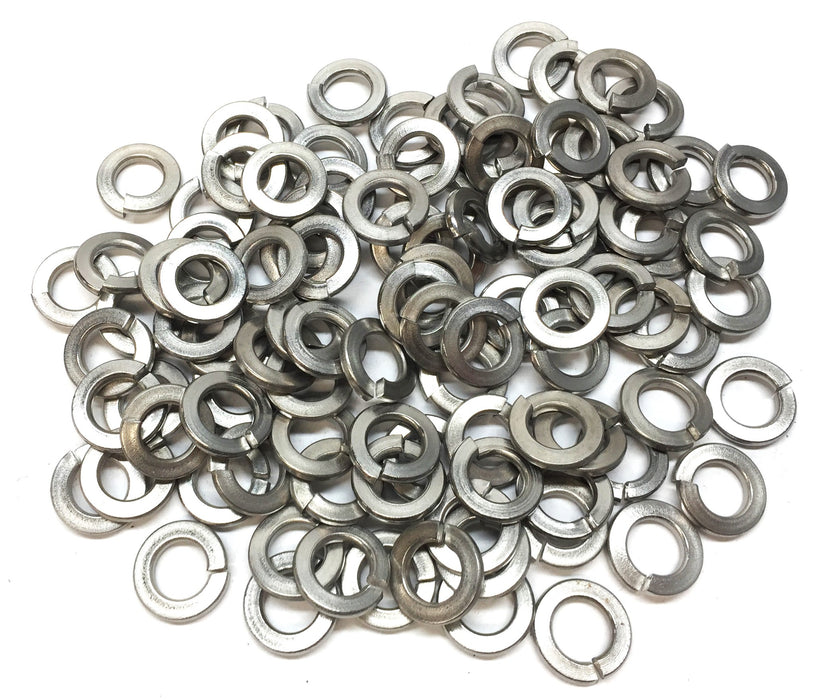 Unbranded 3/8" 18-8 Stainless Steel Medium Split Lock Washer [Lot of 100] NOS