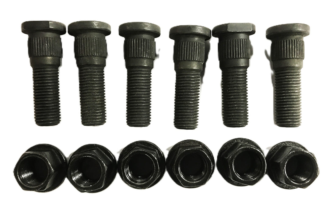Total Source 2 inch Wheel Stud and Nut HY1465795/LP4019-1020 [Lot of 6] NOS