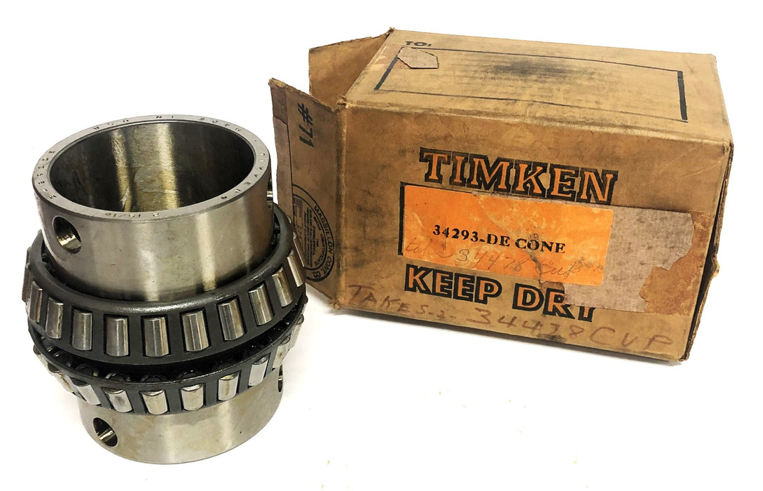 Timken 2-15/16 Double Tapered Roller Bearing Set 34293DE NOS