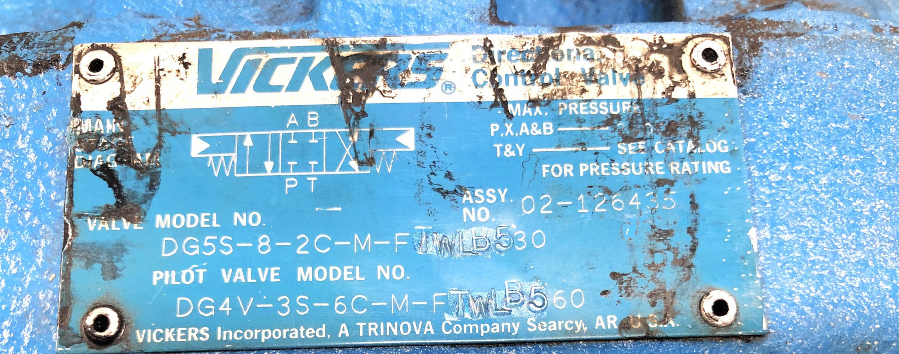 Vickers Directional Control Valve DG5S-8-2C-M-FTWLB530 USED