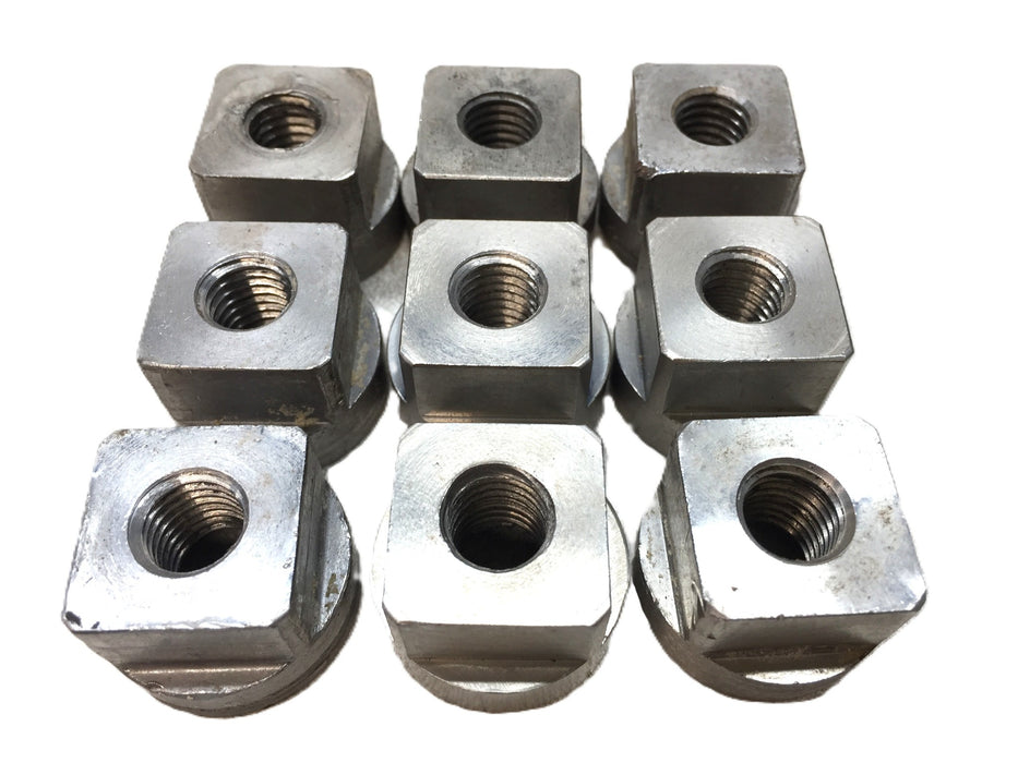 Unbranded 3/8"-16 Flange Nut [Lot of 9] USED