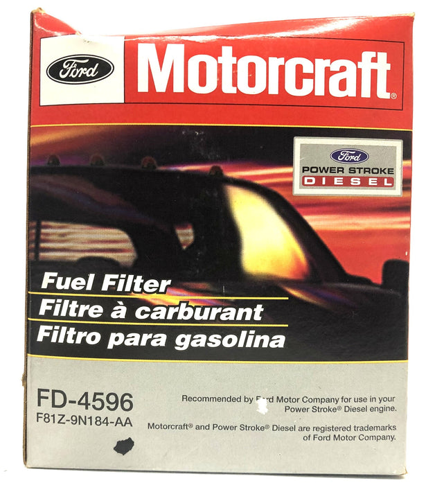 Ford Motorcraft Fuel Filter FD-4596 (F81Z-9N184-AA) NOS