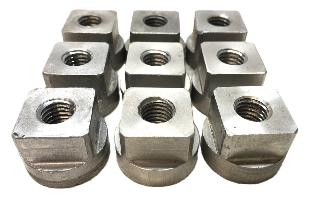 Unbranded 3/8"-16 Flange Nut [Lot of 9] USED