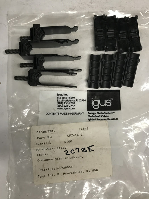 Igus Chainfix Ironing CFX-14-2 [Lot of 4] NOS