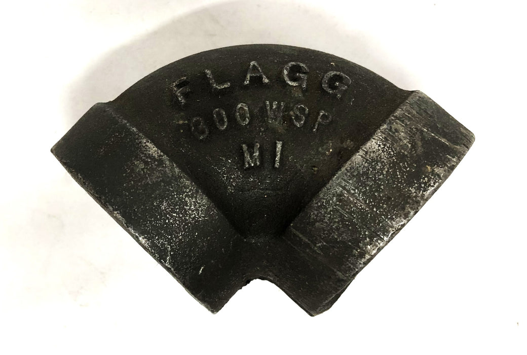 Flagg Malleable Iron 300WSP Elbow AAR1-1/2 NOS