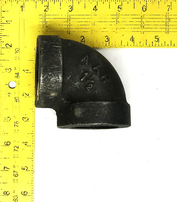 Flagg Malleable Iron 300WSP Elbow AAR1-1/2 NOS