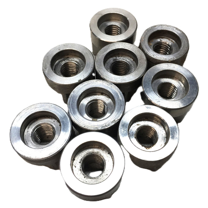 Unbranded 3/8"-16 Flange Nut [Lot of 9] USED