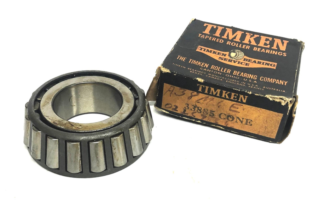 Timken Tapered Roller Bearing Cone 33885 NOS