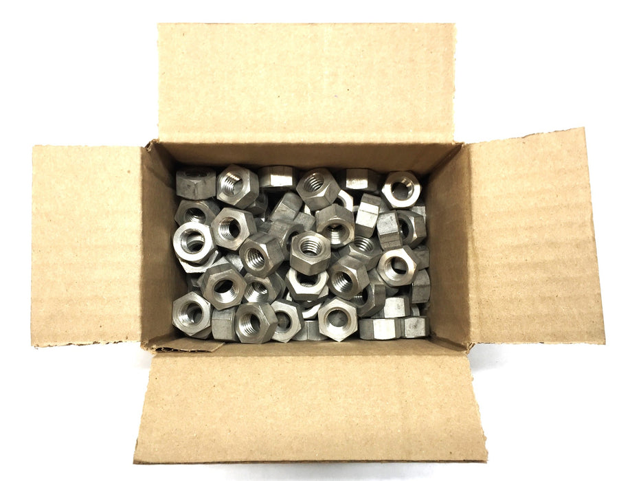 Unbranded 9/16-12" x 1/2" Galvanized Steel Hex Nut [Lot of 100] NOS