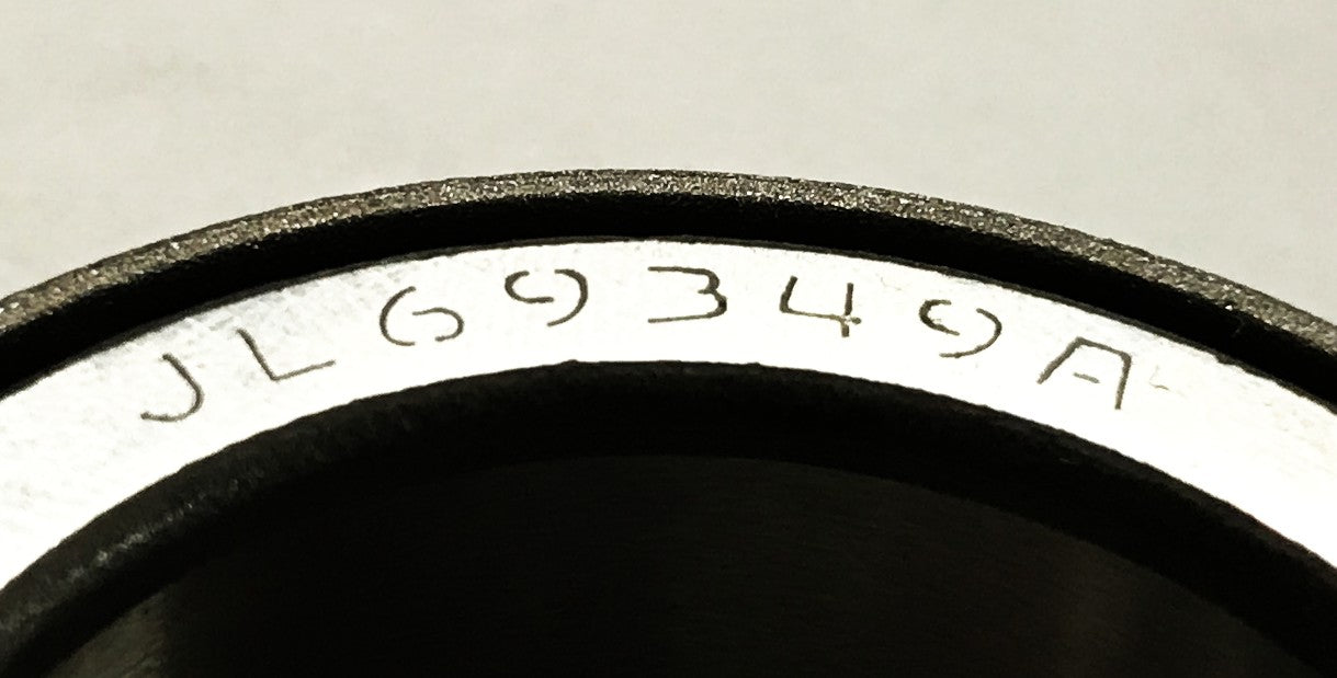 Timken/MGM Tapered Roller Bearing Cone and Cup JL69349A/JL69310 NOS