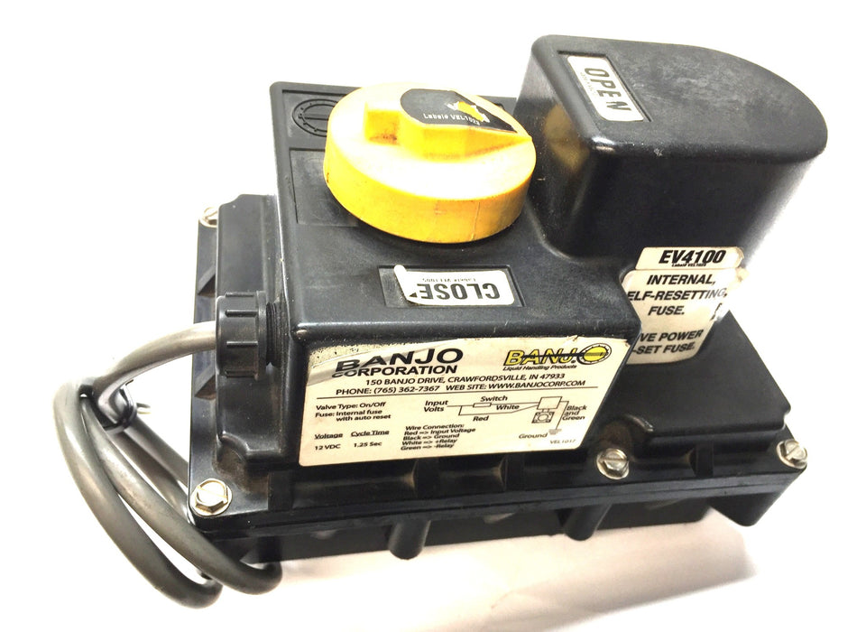 Banjo Electric Valve Actuator Motor EV4100 USED