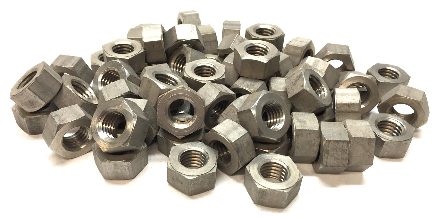 Unbranded 9/16-12" x 1/2" Galvanized Steel Hex Nut [Lot of 60] NOS