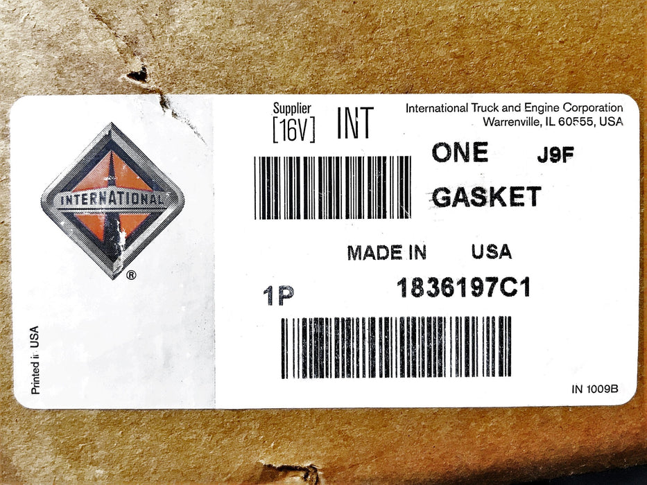 International Oil Pan Gasket 1836197C1 NOS