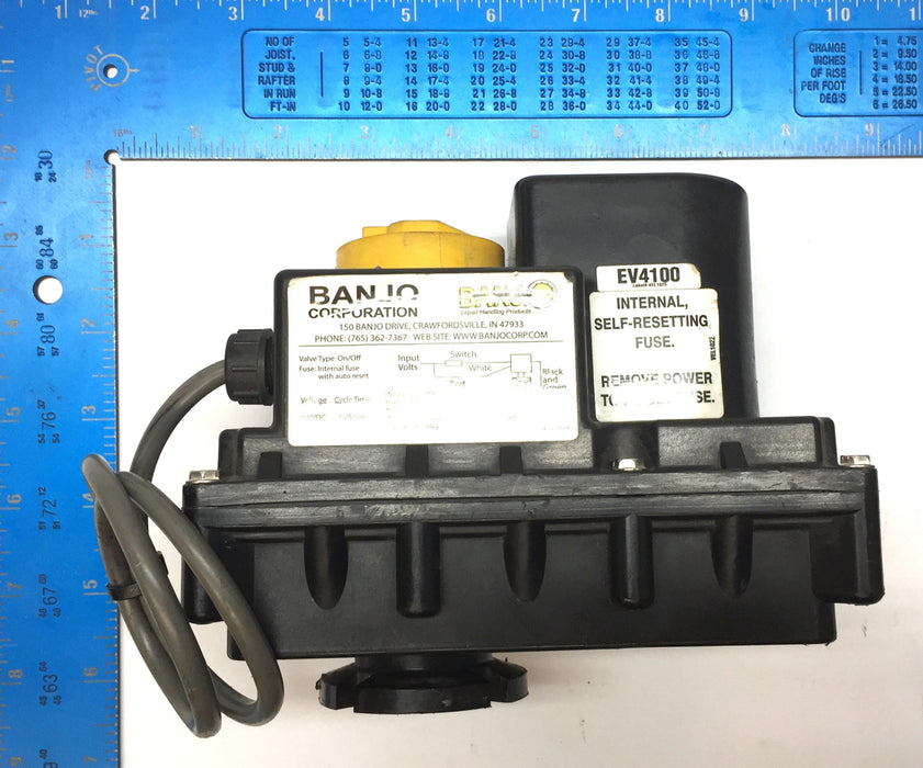 Banjo Electric Valve Actuator Motor EV4100 USED