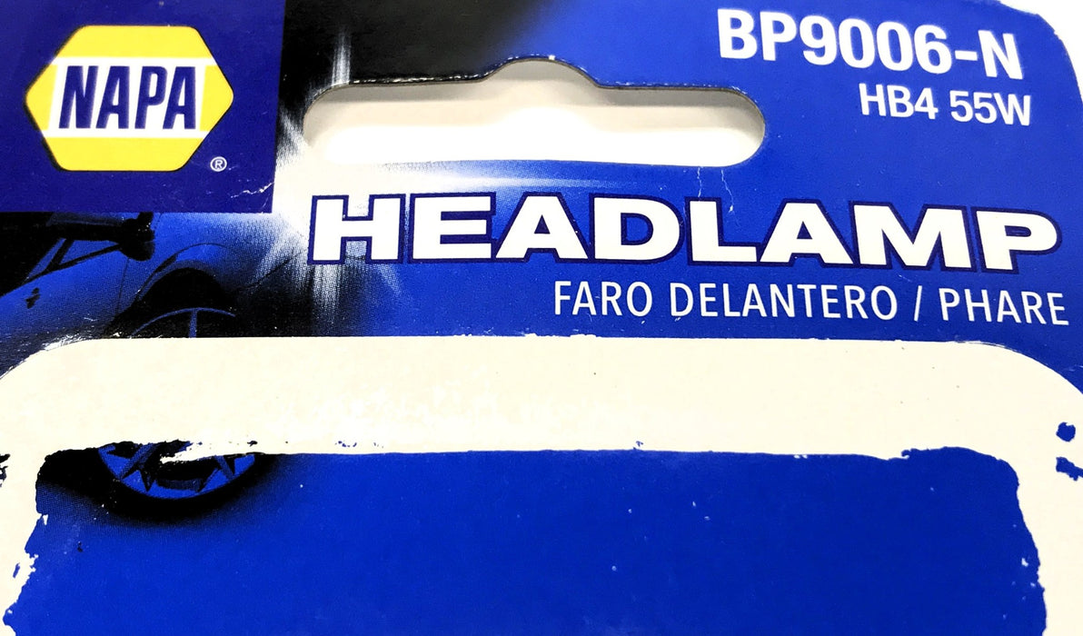 Napa HB4 55W Headlamp BP9006-N [Lot of 2] NOS
