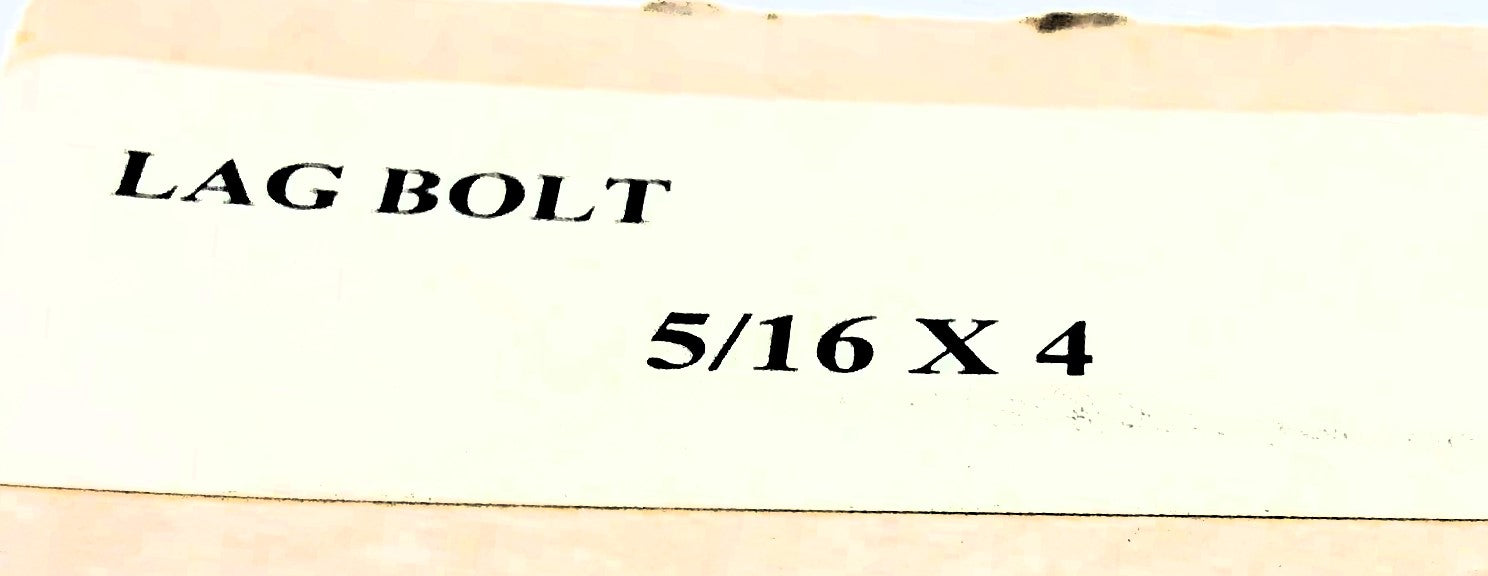 CYI 5/16" x 4" Lag Screw 00110-2540-401 [Lot of 74] NOS