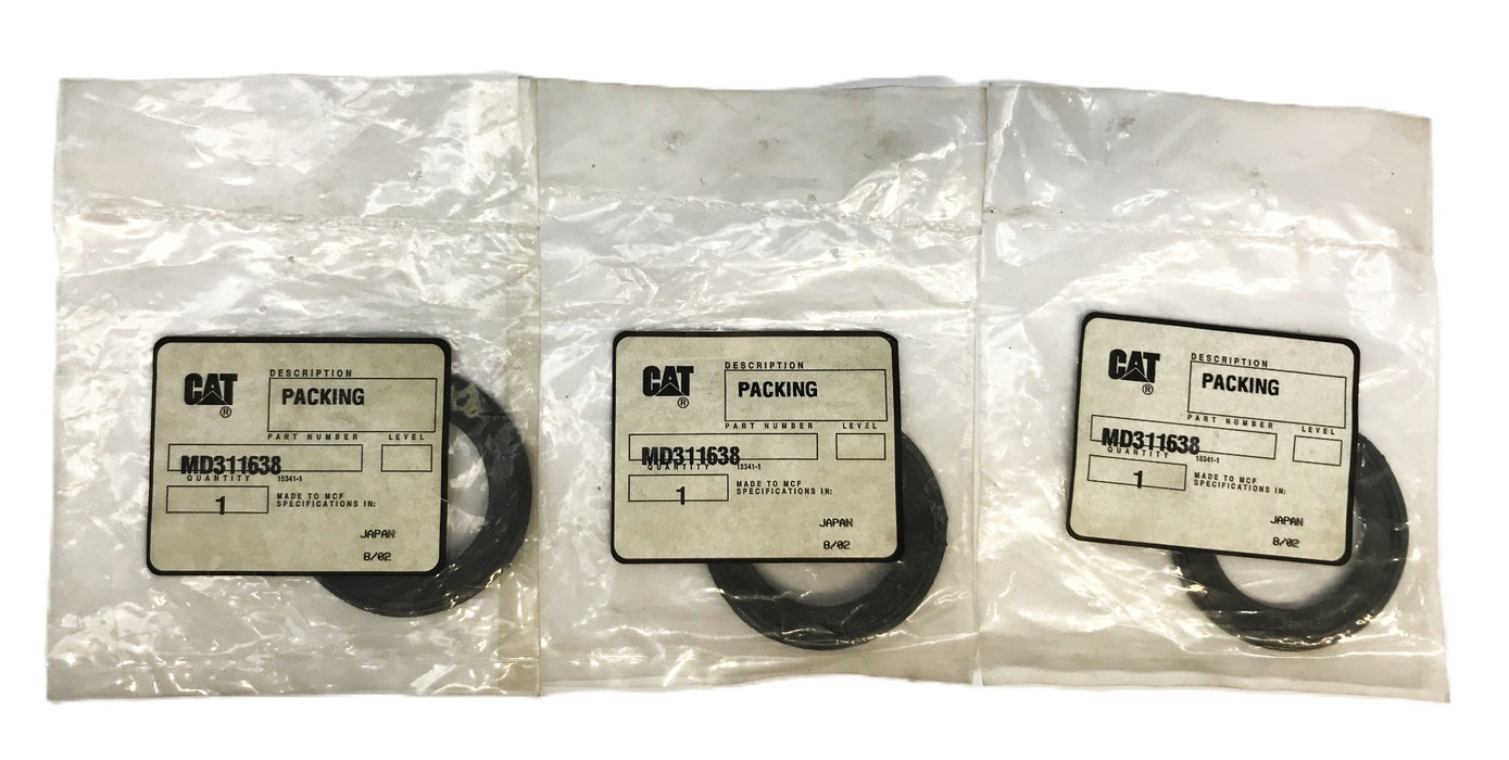 Caterpillar Forklift Packing Seal MD311638 [Lot of 3] NOS