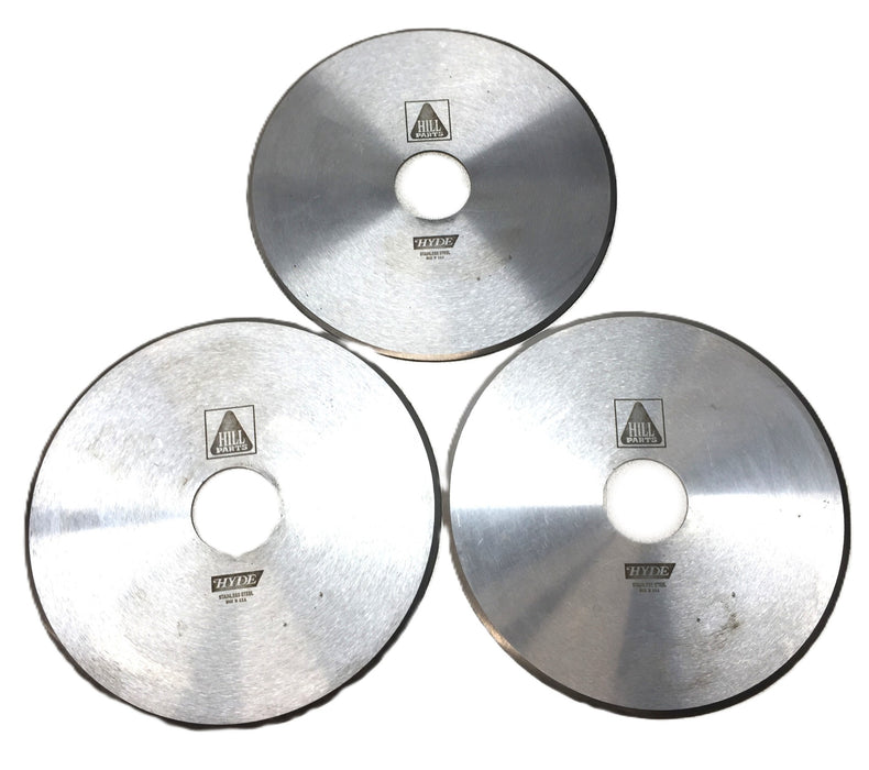 Hill Parts HYDE 6" x 1/4" Bore Cutting Circular Blade 4010194 [Lot of 3] NOS