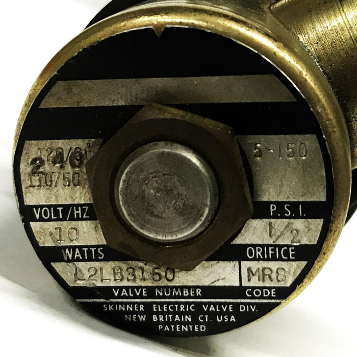 Honeywell Skinner Solenoid Valve L2LB3150 USED