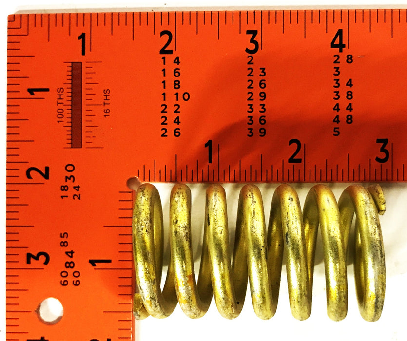 Unbranded Gold 1 inch ID 1-1/2 inch OD 2-5/8 L Compression Spring [Lot of 5] NOS