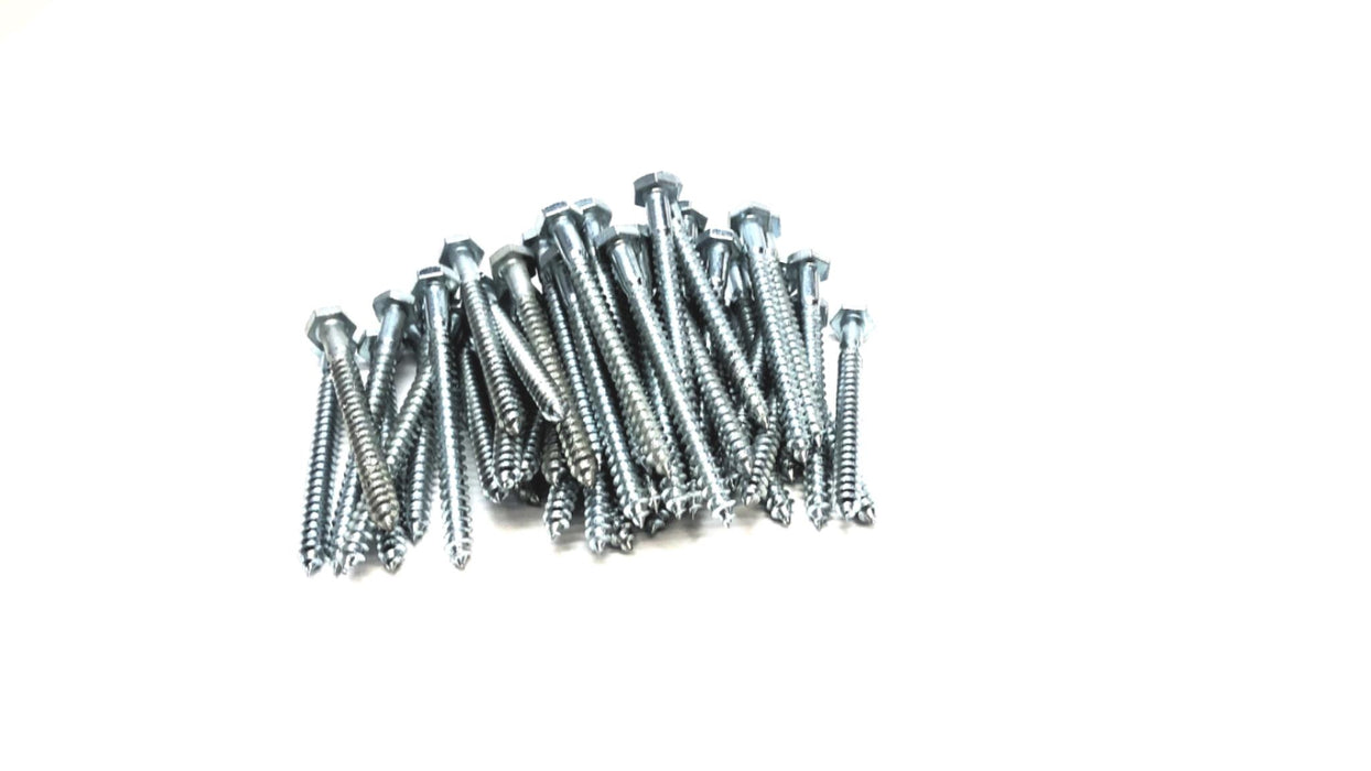 Unbranded 1/4" x 3" Hex Head Lag Bolt Screw [Lot of 47] NOS