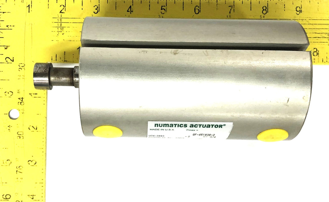 Numatics Actuator QF-451838-2 Compact Air Cylinder WCN-2093 NOS