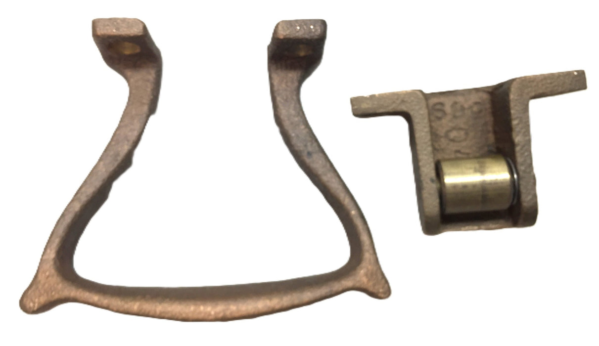 Unbranded Cast Brass Spark Proof Handle Safety Latch Assembly 569 (2pcs) NOS