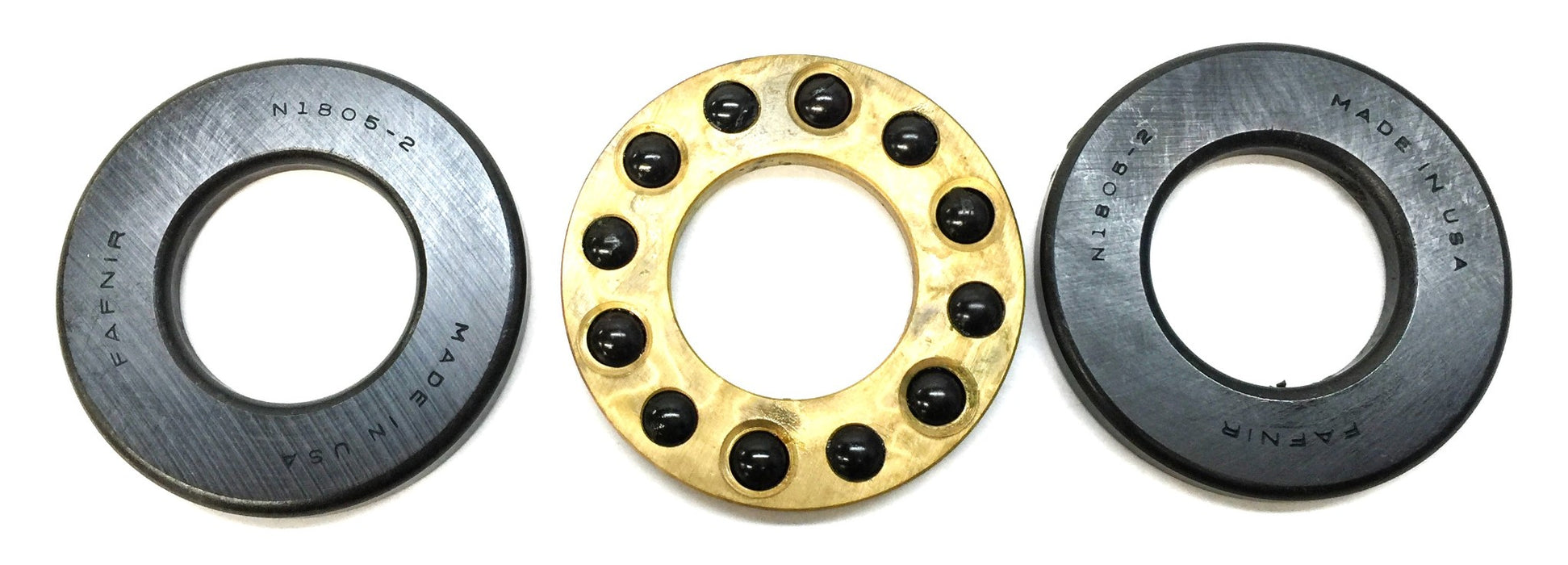 Fafnir 24.9MM ID 47.8MM OD Thrust Ball Bearing Assembly N1805-2 NOS
