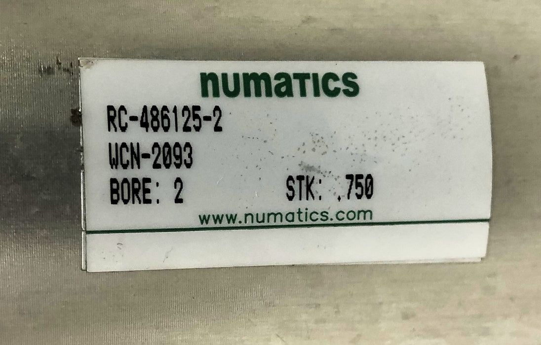 Numatics RC-486125-2 Compact Air Cylinder WCN-2093 NOS
