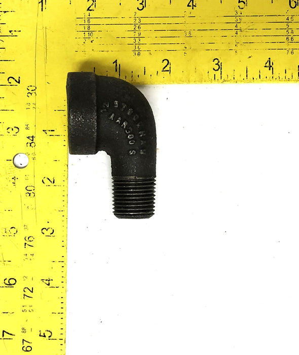 Stockham 2000OWG Valve Reduction Elbow Malleable Iron AAR1/2 300-S NOS