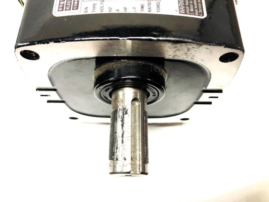 Bodine Gearmotor 115/230V 60 Hz 48R6BFCI-F3 (0693FYND0008) NOS