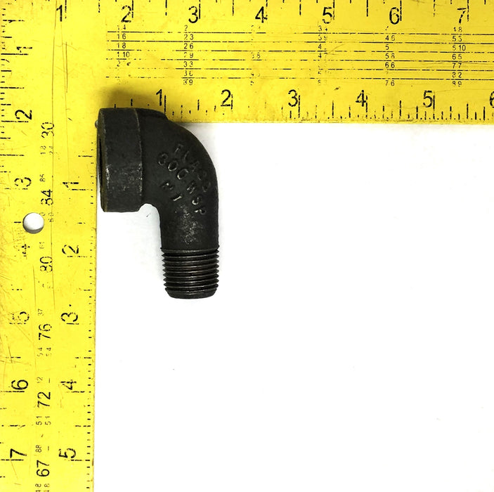 Flagg 300WSP Valve Reduction Elbow Malleable Iron AAR1/2 NOS