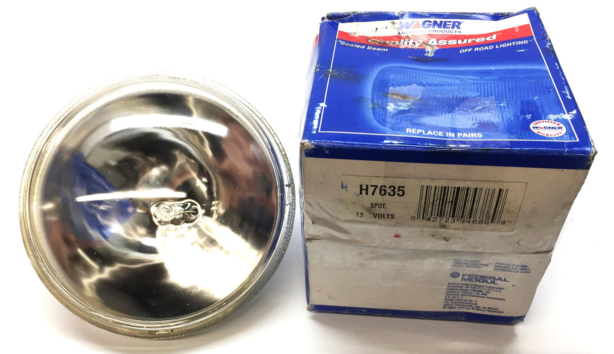 Wagner Sealed Beam Replacement Spot 12V Bulb Head Light H7635 NOS