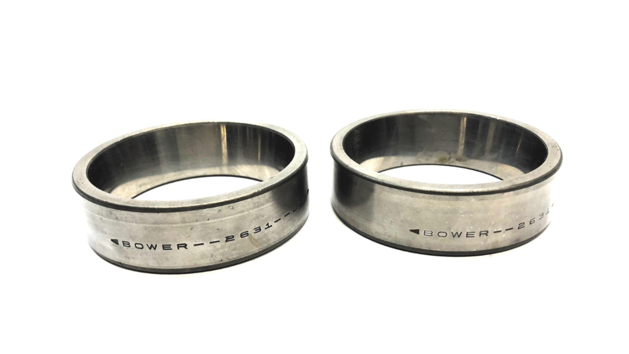 Bower Tapered Roller Bearing Cup (No Box) 2631 [Lot of 2] NOS