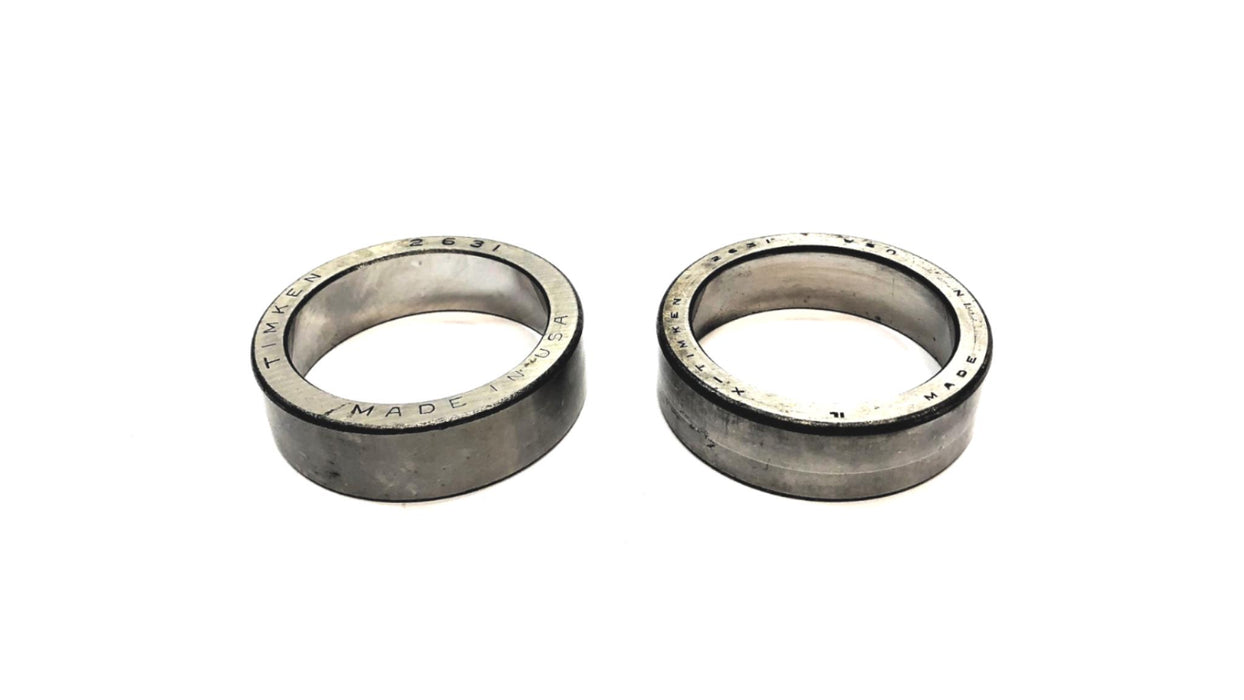 Timken Tapered Roller Bearing Cup (No Box) 2631 [Lot of 2] NOS