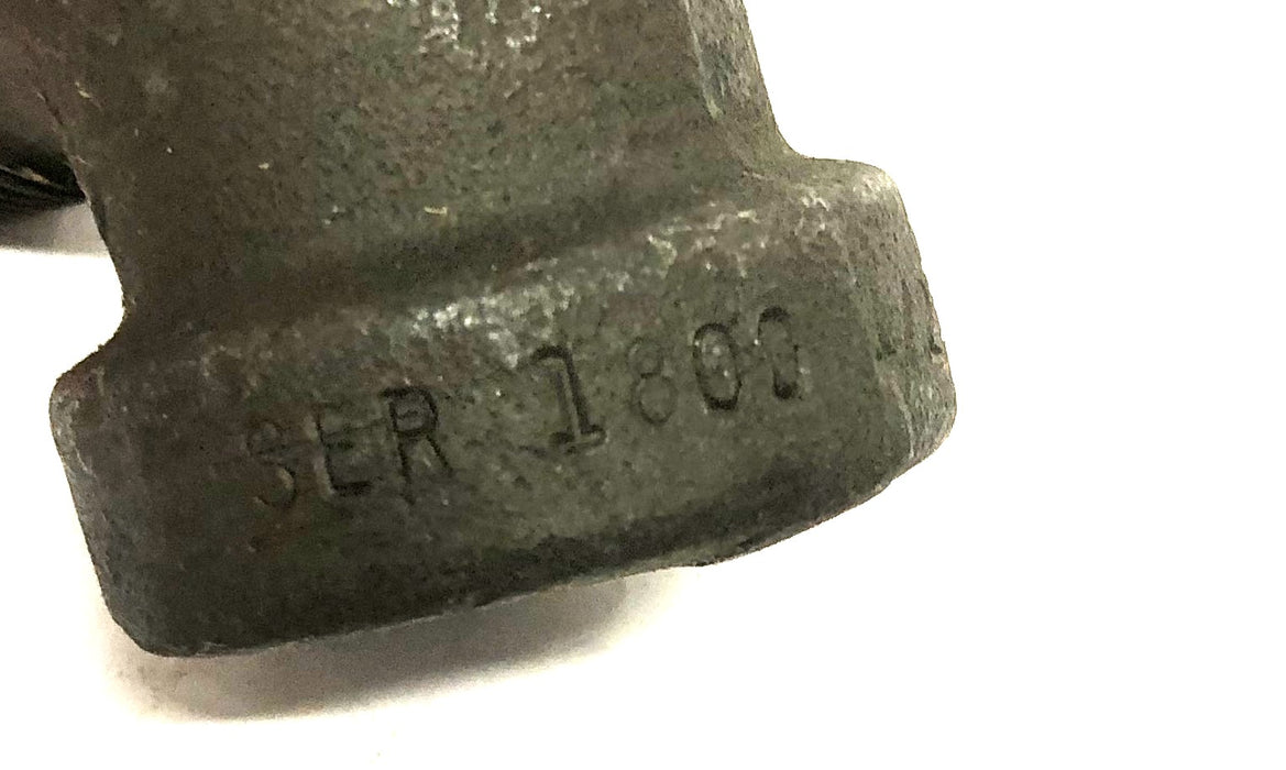 Vogt 1/2 Inch Valve Reduction Elbow Forged ADI 3000-A105 (SER1800) NOS