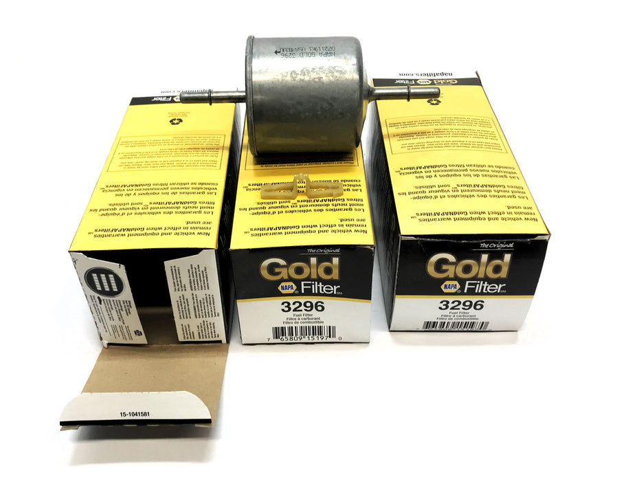 Napa Fuel Filter 3296 [Lot of 3] NOS