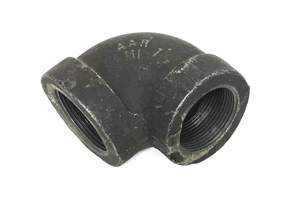 Unbranded 90 DEG Reduction Elbow Malleable Iron G.300WSP 1500WOG AAR1-1/2 USED