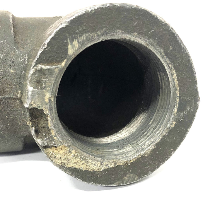 Unbranded 90 DEG Reduction Elbow Malleable Iron G.300WSP 1500WOG AAR1-1/2 USED