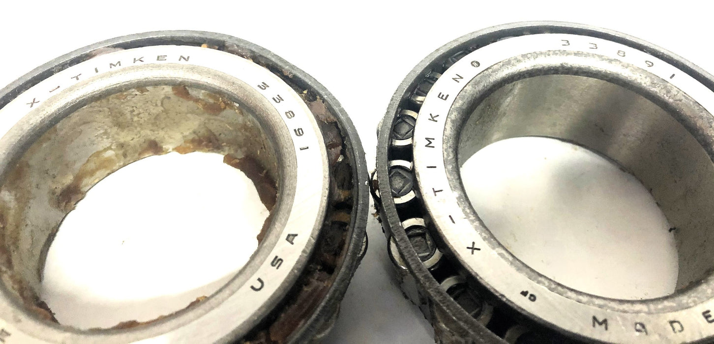 Timken Tapered Roller Bearing Cone 33891 [Lot of 2] NOS