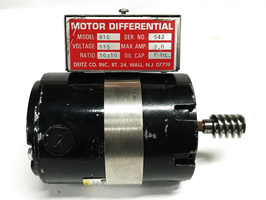 Dietz/Baldor 115 Volt Motor Model 810 USED