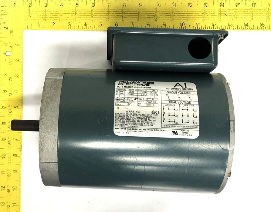 Reliance Electric 230/460V 60H 1725RPM 3/4HP Duty Master AC Motor P56X5029G USED