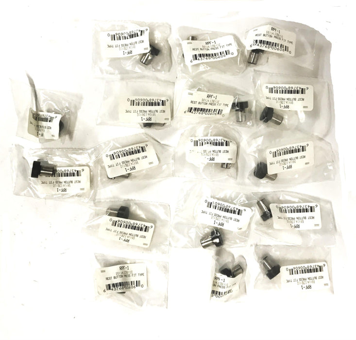 Unbranded Rest Button Press Fit Type RPF-1 [Lot of 17] NOS