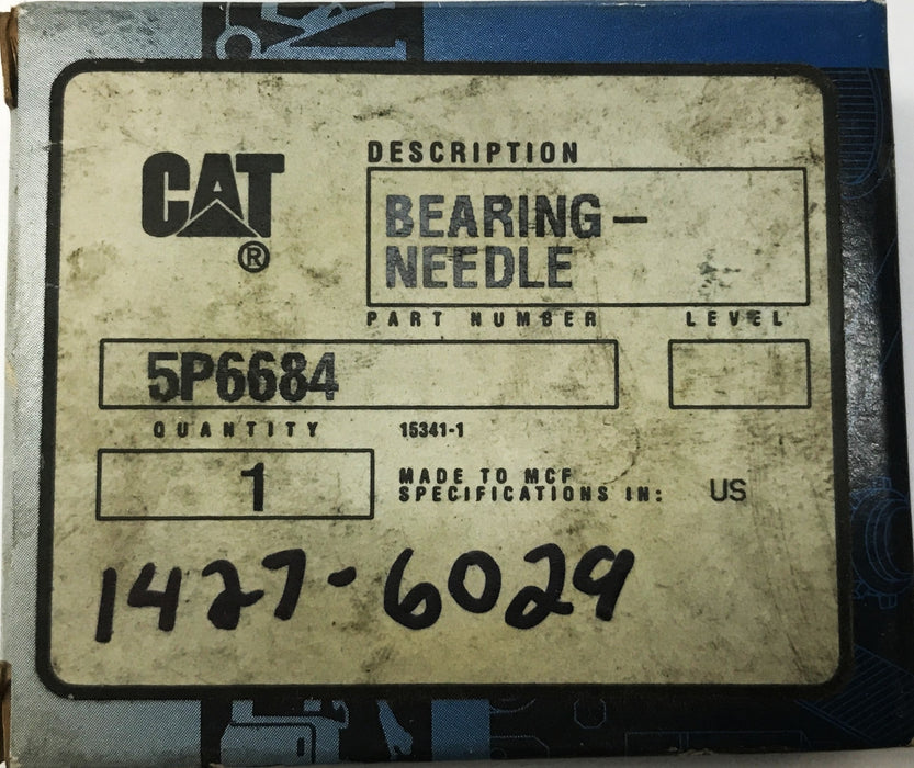 Caterpillar Forklift Needle Bearing 5P6684 (1427-6029) [Lot of 3] NOS