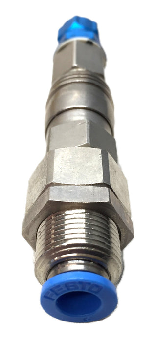 Festo Quick-Release Push-to-Fit Hydraulic Coupling Fitting NOS