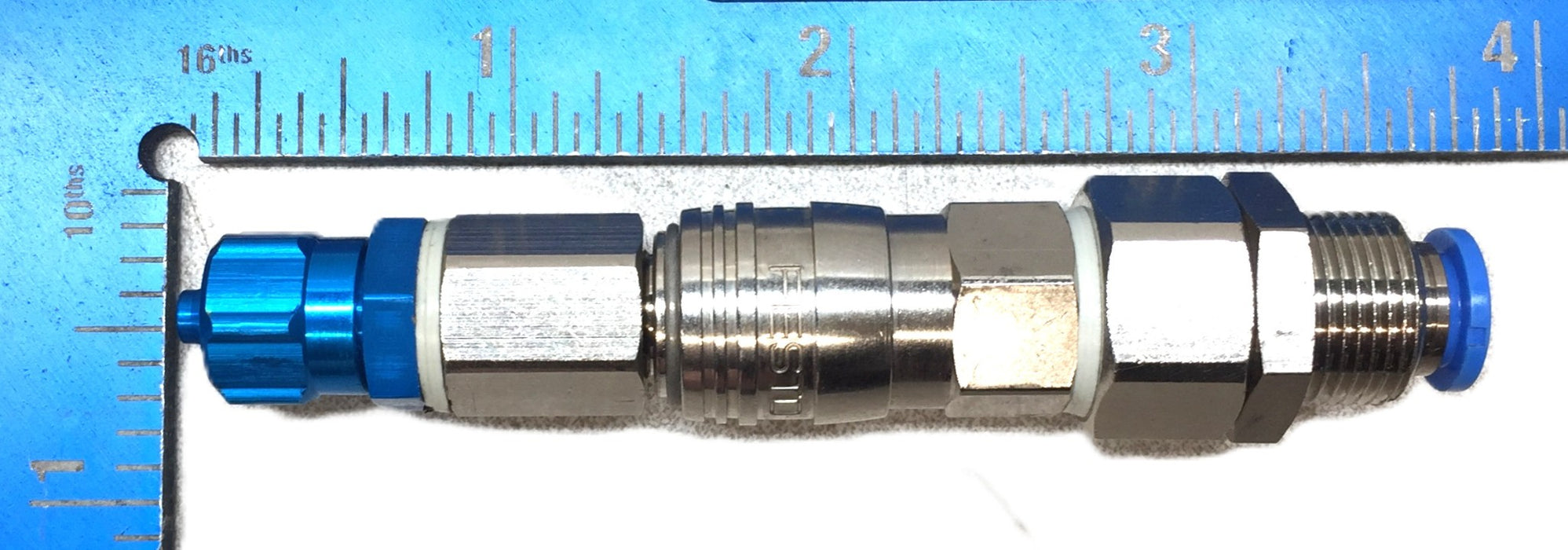Festo Quick-Release Push-to-Fit Hydraulic Coupling Fitting NOS