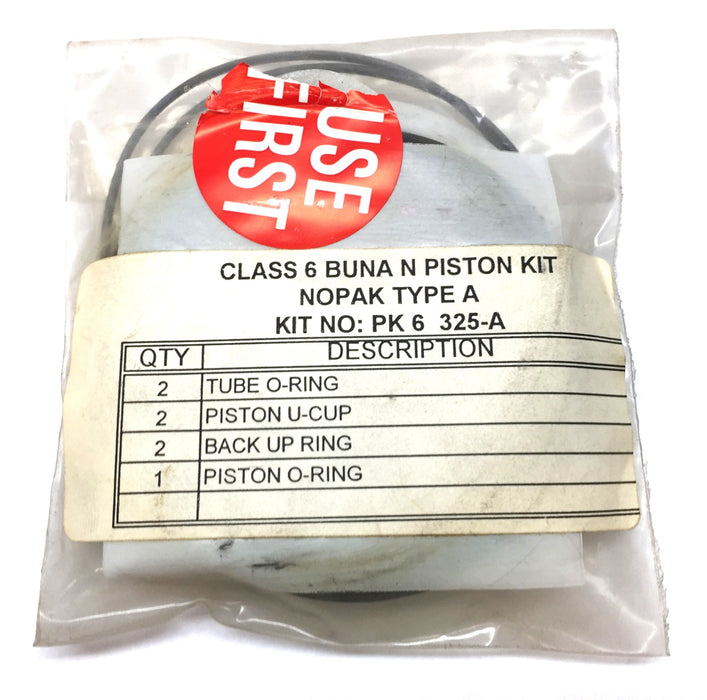 Nopak Class 5 Buna N Piston Seal Kit PK6325-A NOS